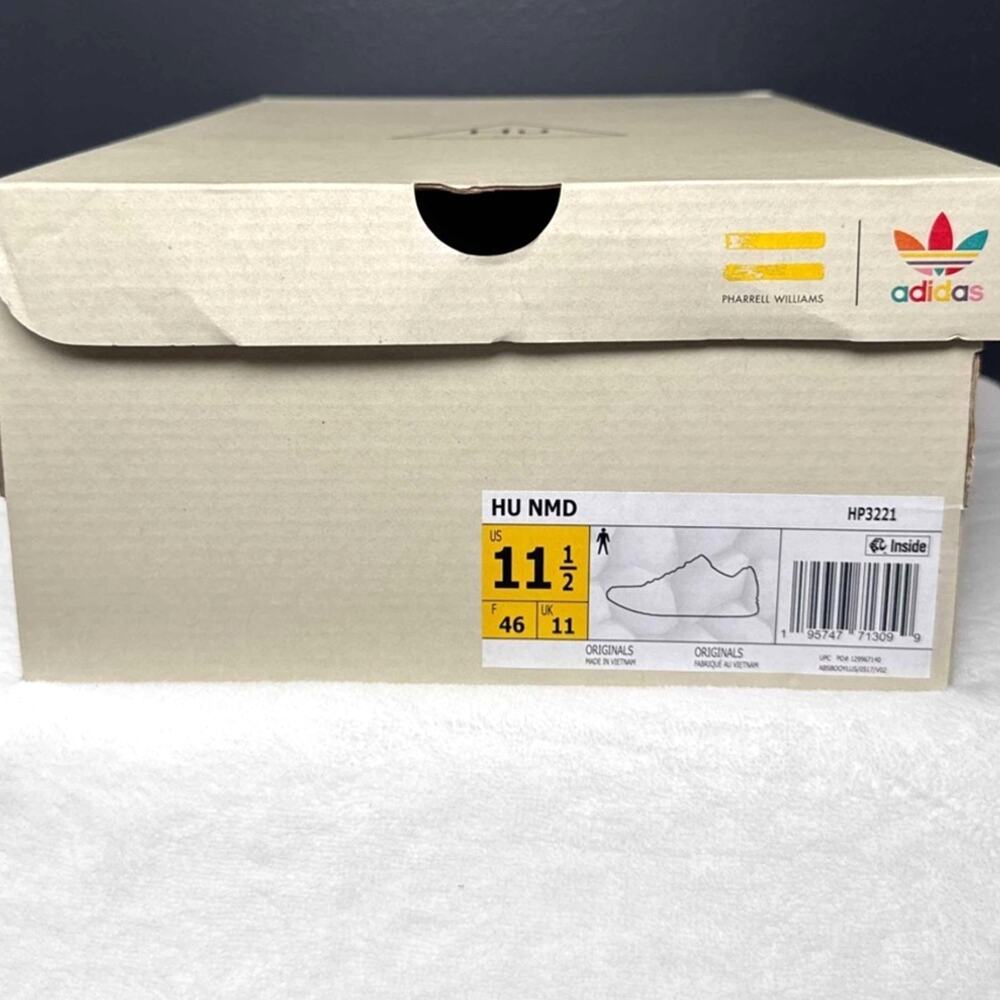 adidas x Pharrell Williams NMD Human Race “Animal Print / Pulse Amber” | 11.5M - Picture 2 of 11